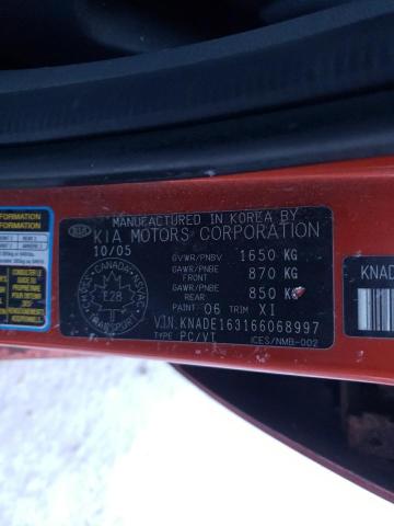 KNADE163166068997 KIA Rio 5