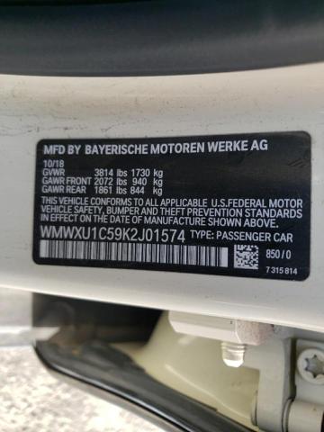 WMWXU1C59K2J01574 Mini Cooper
