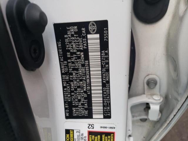 2019 TOYOTA CAMRY L - 4T1B11HK9KU699766