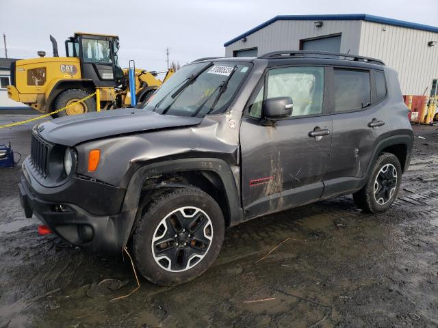 Salvage cars for sale from Copart Airway Heights, WA: 2017 Jeep Renegade T