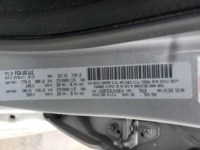 2020 RAM 1500 BIG H - 1C6SRFBT6LN192614
