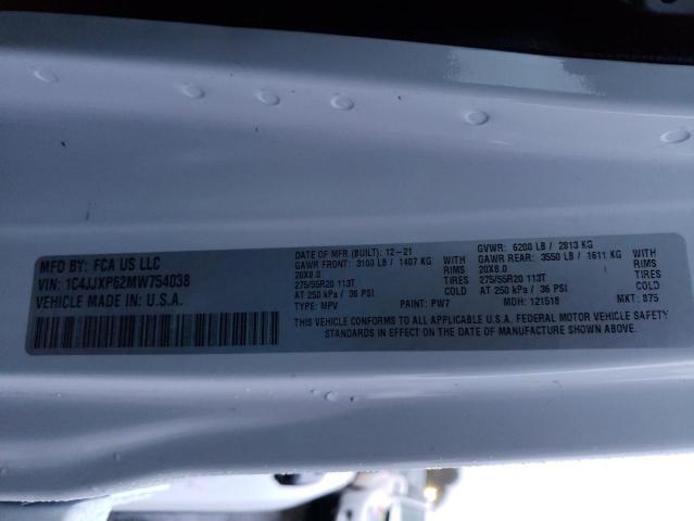 1C4JJXP62MW754038 Jeep Wrangler Unlimited Sahara 4xe