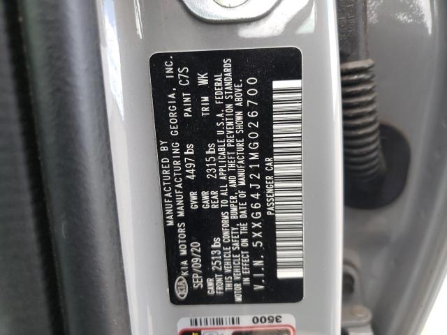 2021 KIA K5 GT LINE - 5XXG64J21MG026700