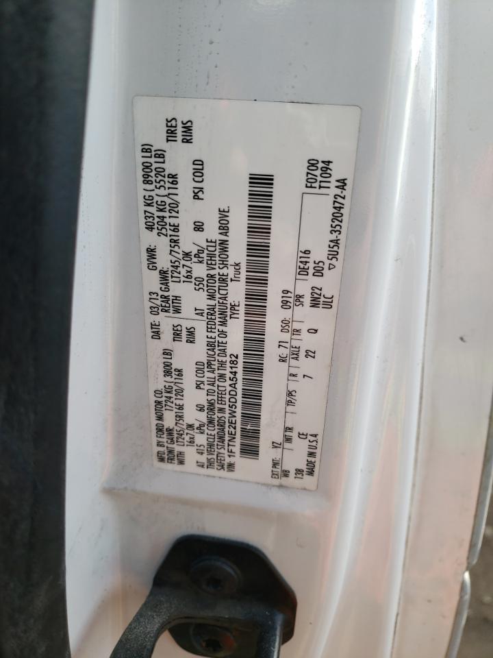 1FTNE2EW5DDA54182 2013 Ford Econoline E250 Van