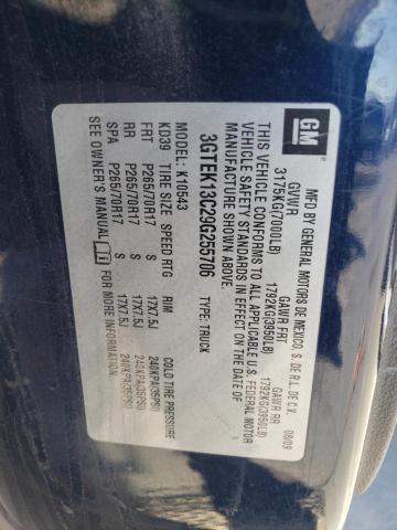 3GTEK13C29G255706 GMC Sierra K1500