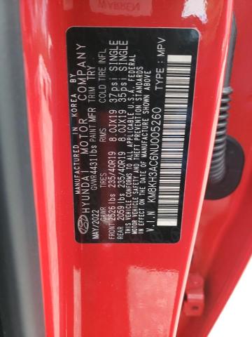 2022 HYUNDAI KONA N BAS KM8KH3AC6NU005260