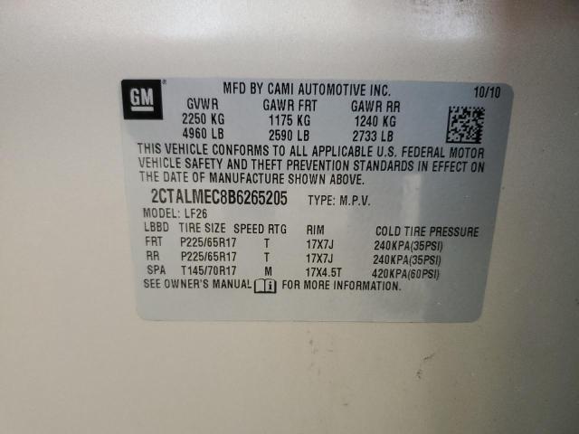 2CTALMEC8B6265205 GMC Terrain Sle