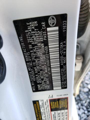 2015 TOYOTA CAMRY LE 4T1BF1FK6FU021499