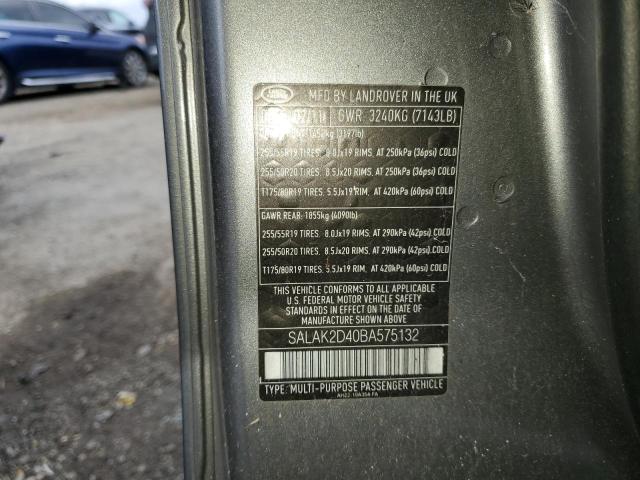 SALAK2D40BA575132 Land Rover LR4