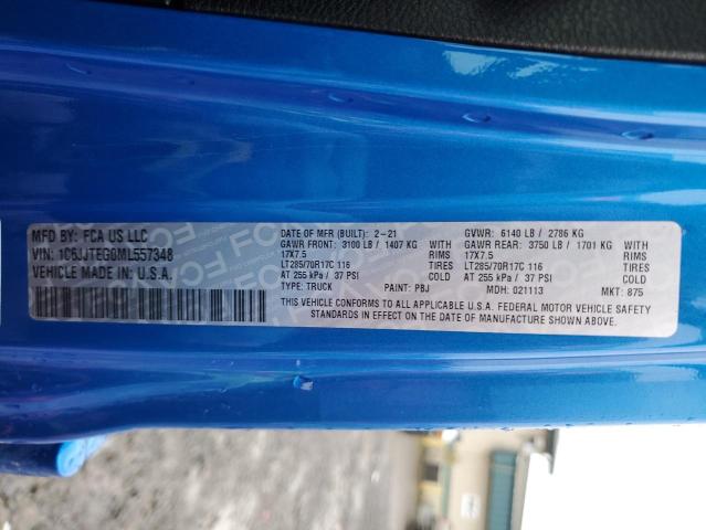 1C6JJTEG0ML557348 Jeep Gladiator Mojave