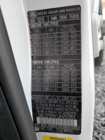 SALCP2RX1JH757201 Land Rover Discovery Sport Se