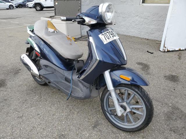Salvage cars for sale from Copart Rancho Cucamonga, CA: 2009 Piaggio BV 250