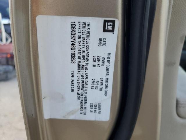 1G6KD57Y46U103898 Cadillac DTS