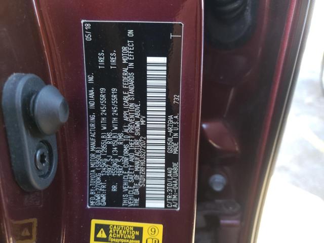 5TDYZRFH0JS272072 Toyota Highlander Limited