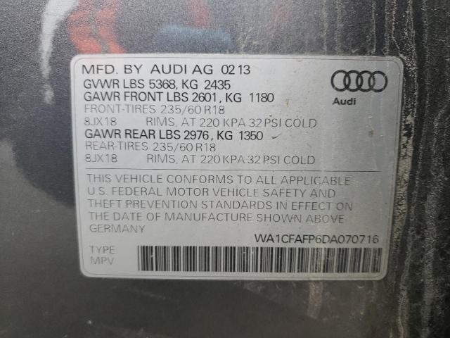 VIN WA1CFAFP6DA070716 2013 Audi Q5, Premium no.13