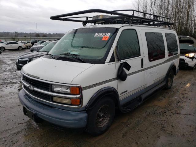 Salvage cars for sale from Copart Arlington, WA: 2000 Chevrolet Express G1