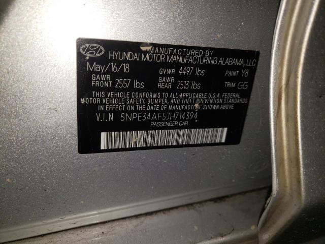 5NPE34AF5JH714394 | 2018 HYUNDAI SONATA SPO