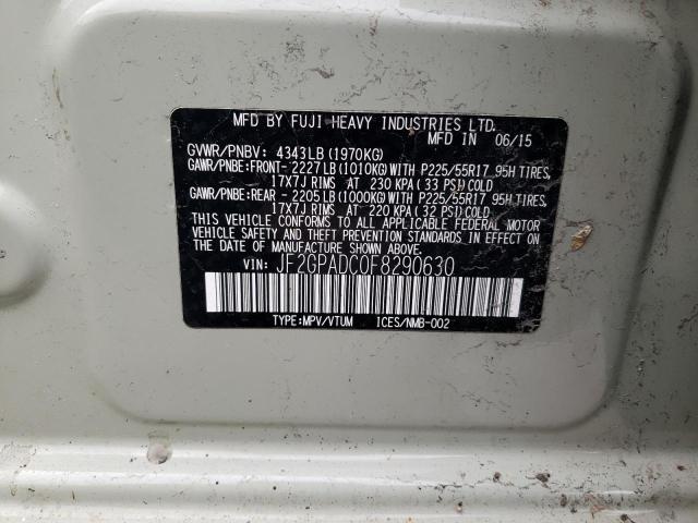 JF2GPADC0F8290630 Subaru XV