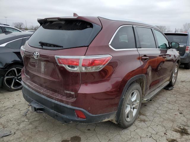 VIN 5TDYKRFH4ES021663 2014 Toyota Highlander, Limited no.3