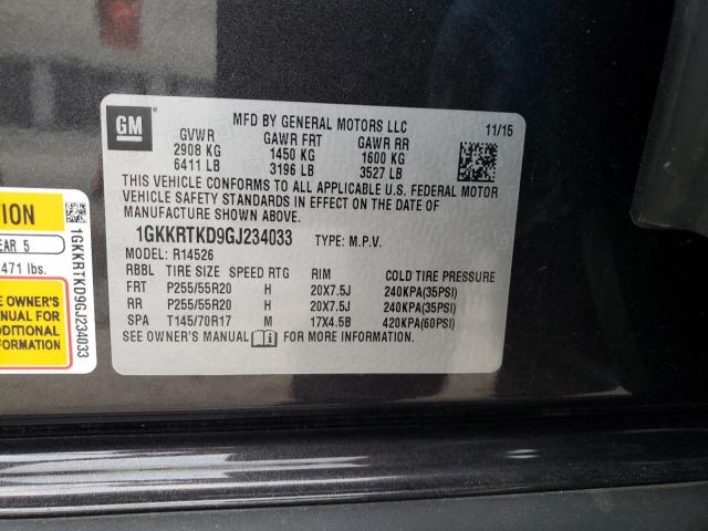1GKKRTKD9GJ234033 GMC ACADIA DEN