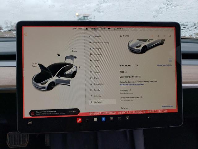 2022 TESLA MODEL 3 - 5YJ3E1EA1NF288822