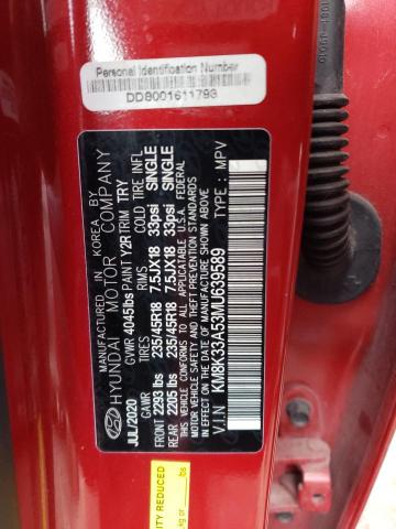 2021 HYUNDAI KONA LIMIT - KM8K33A53MU639589