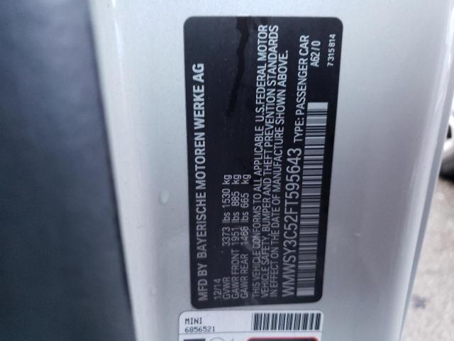 WMWSY3C52FT595643 Mini Cooper Roadster S