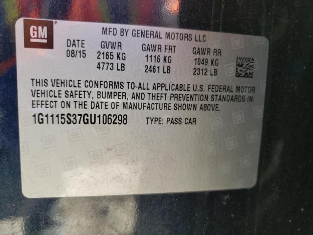 2016 CHEVROLET IMPALA SS - 1G1115S37GU106298