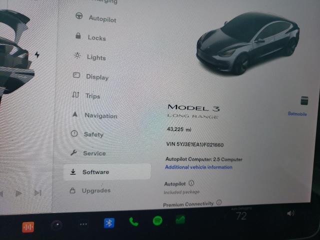 5YJ3E1EA1JF021660 Tesla MODEL 3