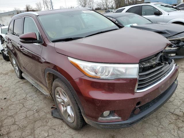 VIN 5TDYKRFH4ES021663 2014 Toyota Highlander, Limited no.4