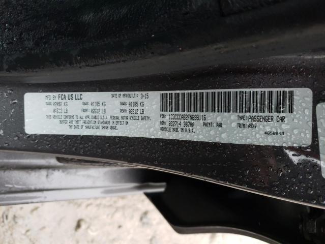 1C3CCCAB2FN698116 Chrysler 200 Limited