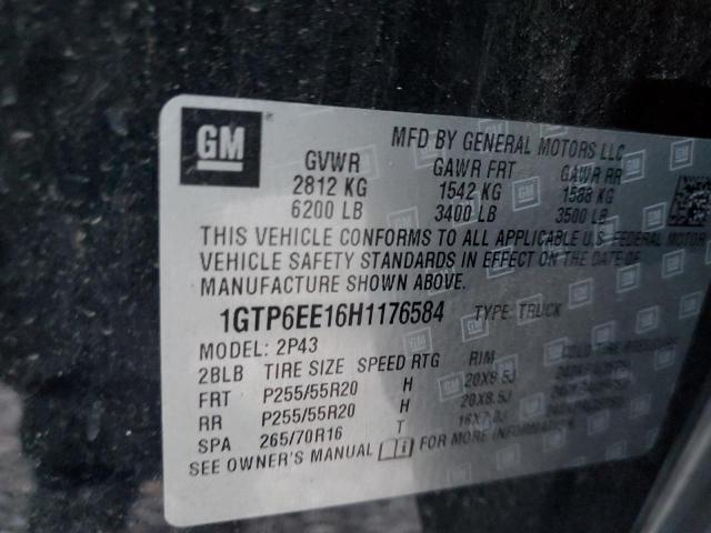 1GTP6EE16H1176584 GMC Canyon