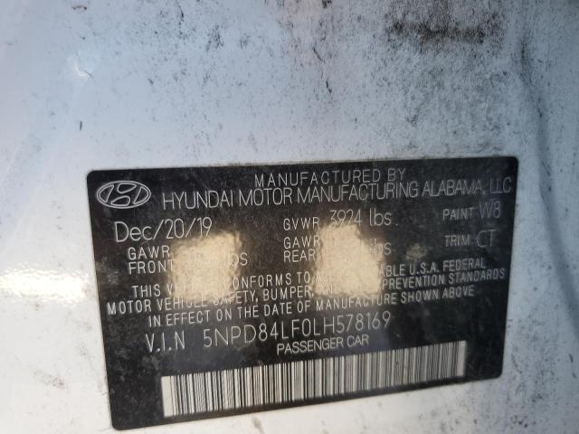 2020 HYUNDAI ELANTRA SE - 5NPD84LF0LH578169