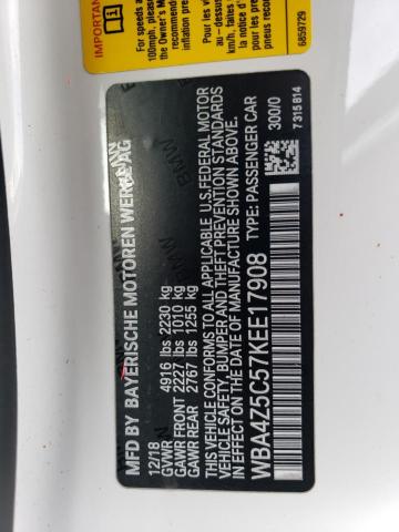 2019 BMW 440I - WBA4Z5C57KEE17908