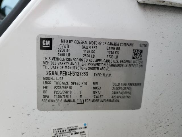 2GKALPEK4H6137853 GMC Terrain