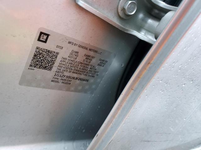 2018 CHEVROLET MALIBU HYB - 1G1ZF5SU9JF265686