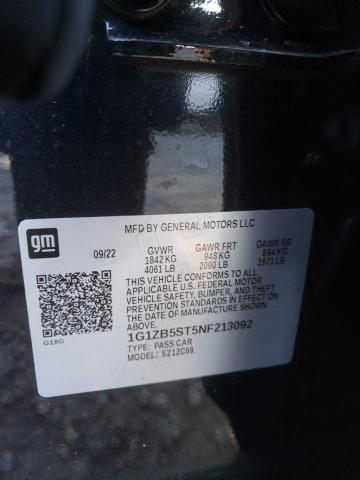 2022 CHEVROLET MALIBU LS - 1G1ZB5ST5NF213092