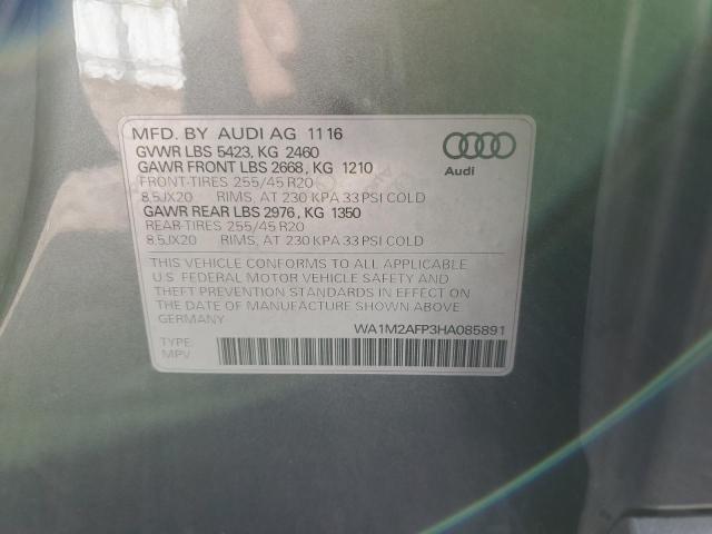 VIN WA1M2AFP3HA085891 2017 Audi Q5, Premium Plus no.13