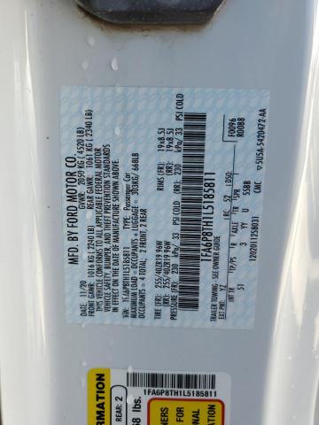 2020 FORD MUSTANG - 1FA6P8TH1L5185811