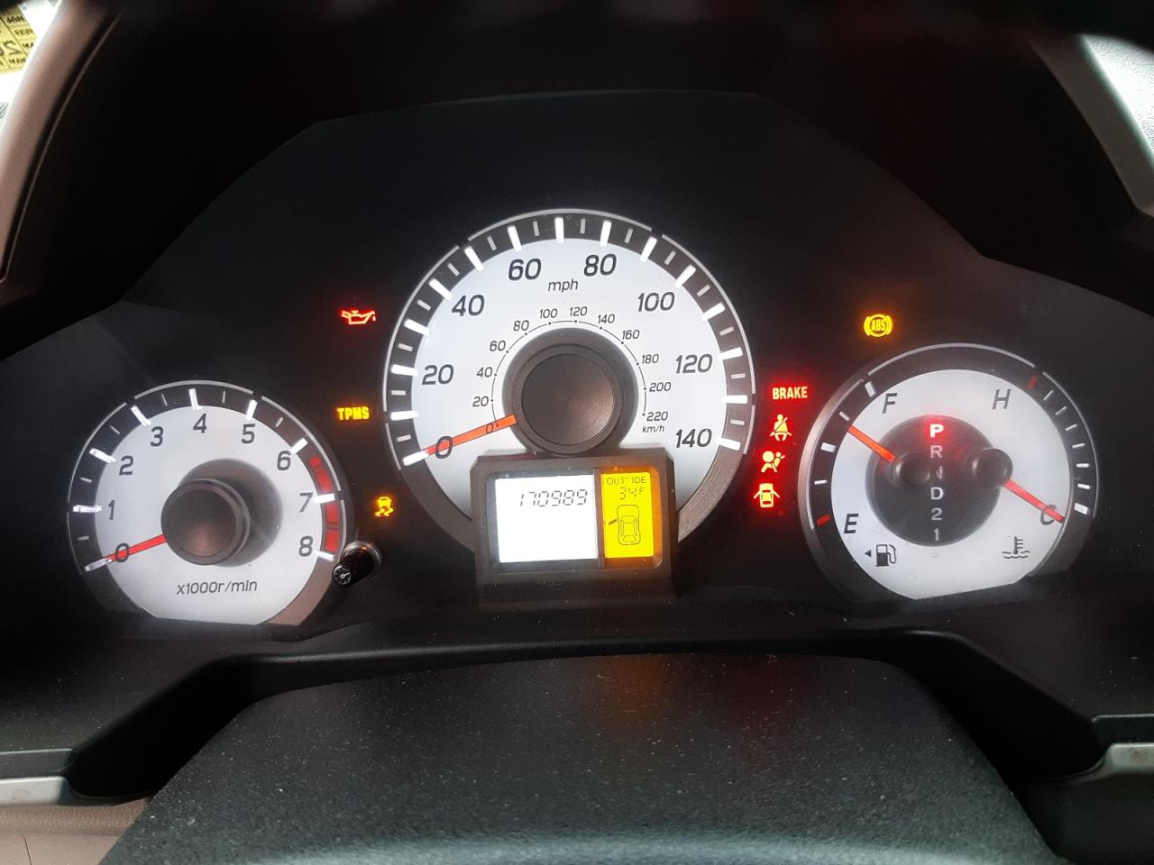 2012 HONDA PILOT EXL - 5FNYF4H57CB058623