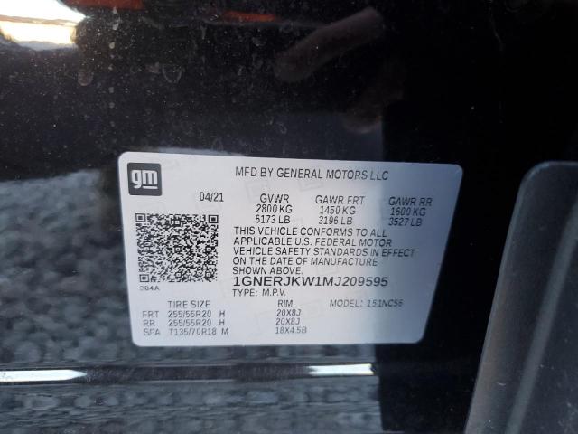 2021 CHEVROLET TRAVERSE R 1GNERJKW1MJ209595