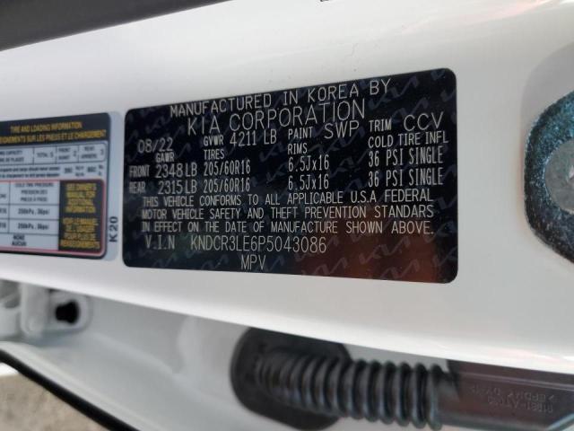 KNDCR3LE6P5043086 KIA NIRO EX
