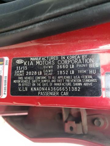 2016 KIA RIO EX - KNADN4A36G6651382