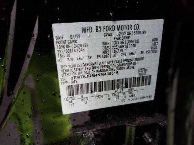 3FMTK1RM4NMA35515 Ford Mustang Mach-e Select