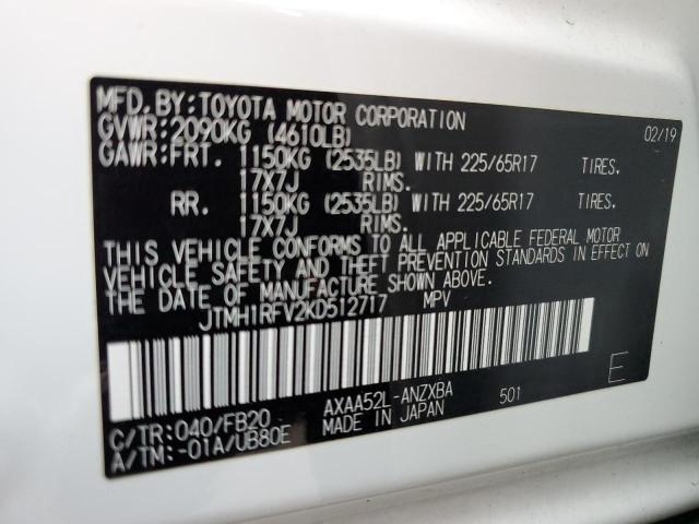 2019 TOYOTA RAV4 LE - JTMH1RFV2KD512717