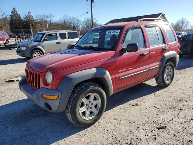 Salvage cars for sale from Copart York Haven, PA: 2003 Jeep Liberty SP