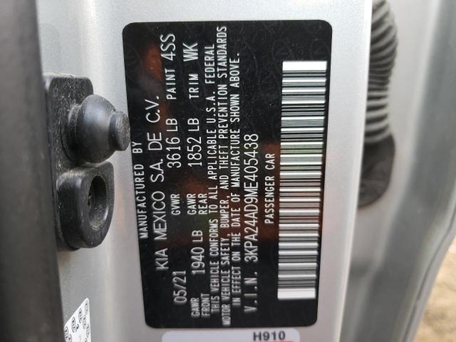 3KPA24AD9ME405438 KIA RIO LX