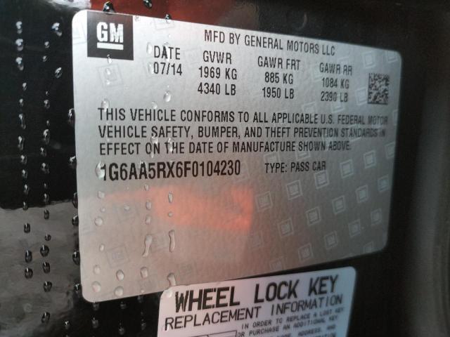 2015 CADILLAC ATS - 1G6AA5RX6F0104230