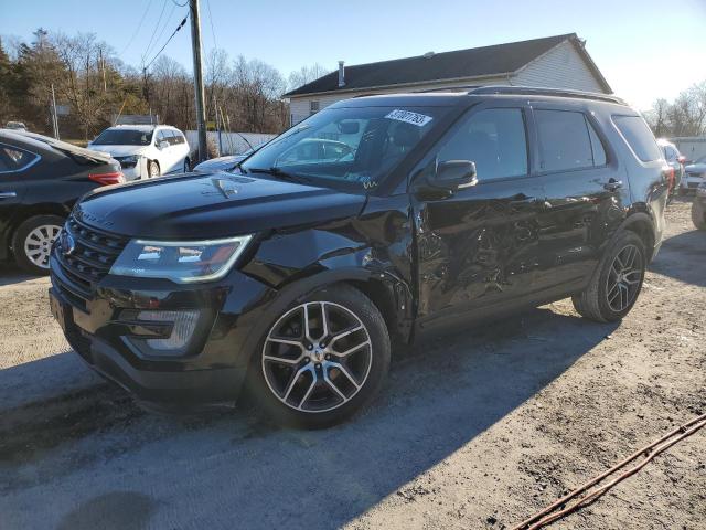 Salvage cars for sale from Copart York Haven, PA: 2016 Ford Explorer S