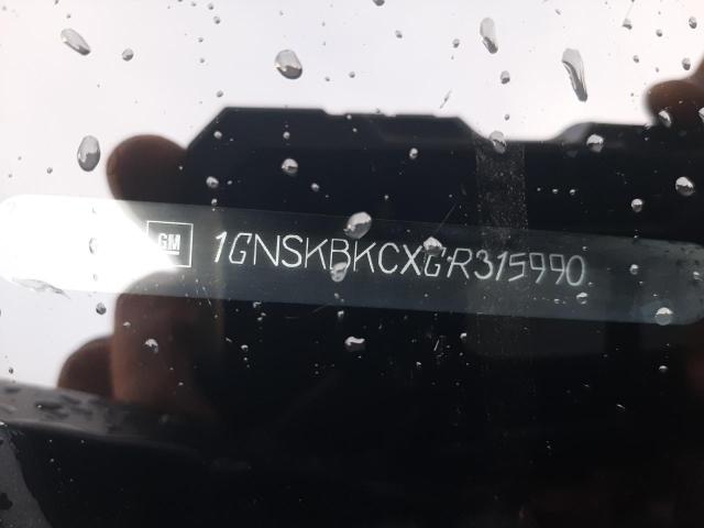 2016 CHEVROLET TAHOE K150 - 1GNSKBKCXGR315990